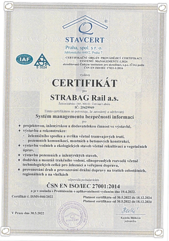 Systém managementu bezpečnosti informací - ČSN EN ISO_IEC 27001:2014
